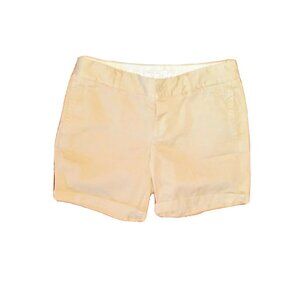 J.Crew Women’s Boyfriend Chino Shorts Size 2 Tan Brushed Broken-In Distressed